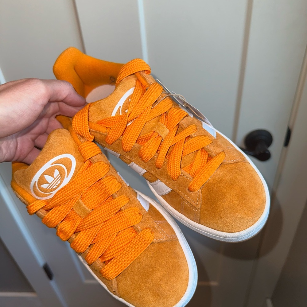 Adidas Campus 00’s Orange and White Sneakers